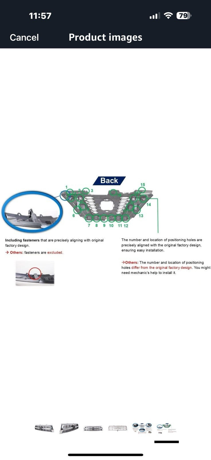 Chrome Front Grille Compatible with 1999-2000 Toyota 4Runner, 