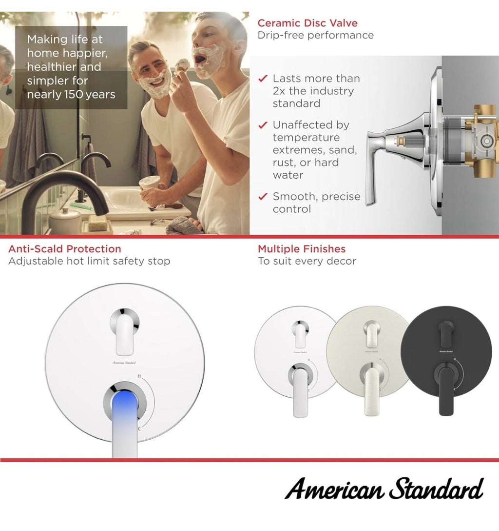 American Standard TU061740.295 Aspirations 2-Handle Pressure Balance