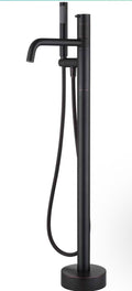 Freestanding Bathtub Faucet Floor Mount Tub Filler Oil Rubbed Bronze Brass 