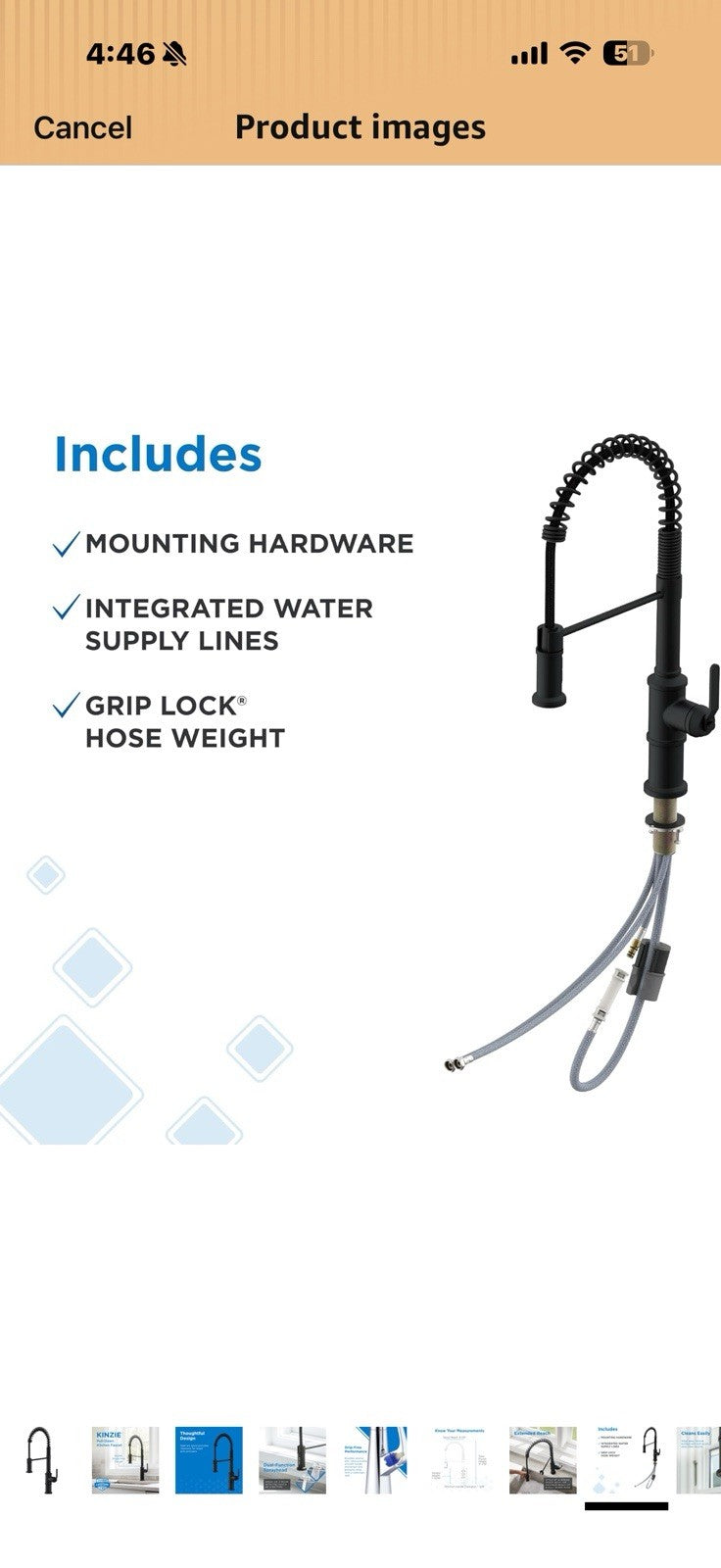 Gerber Kinzie Pre-Rinse Kitchen Faucet – Commercial-Transitional