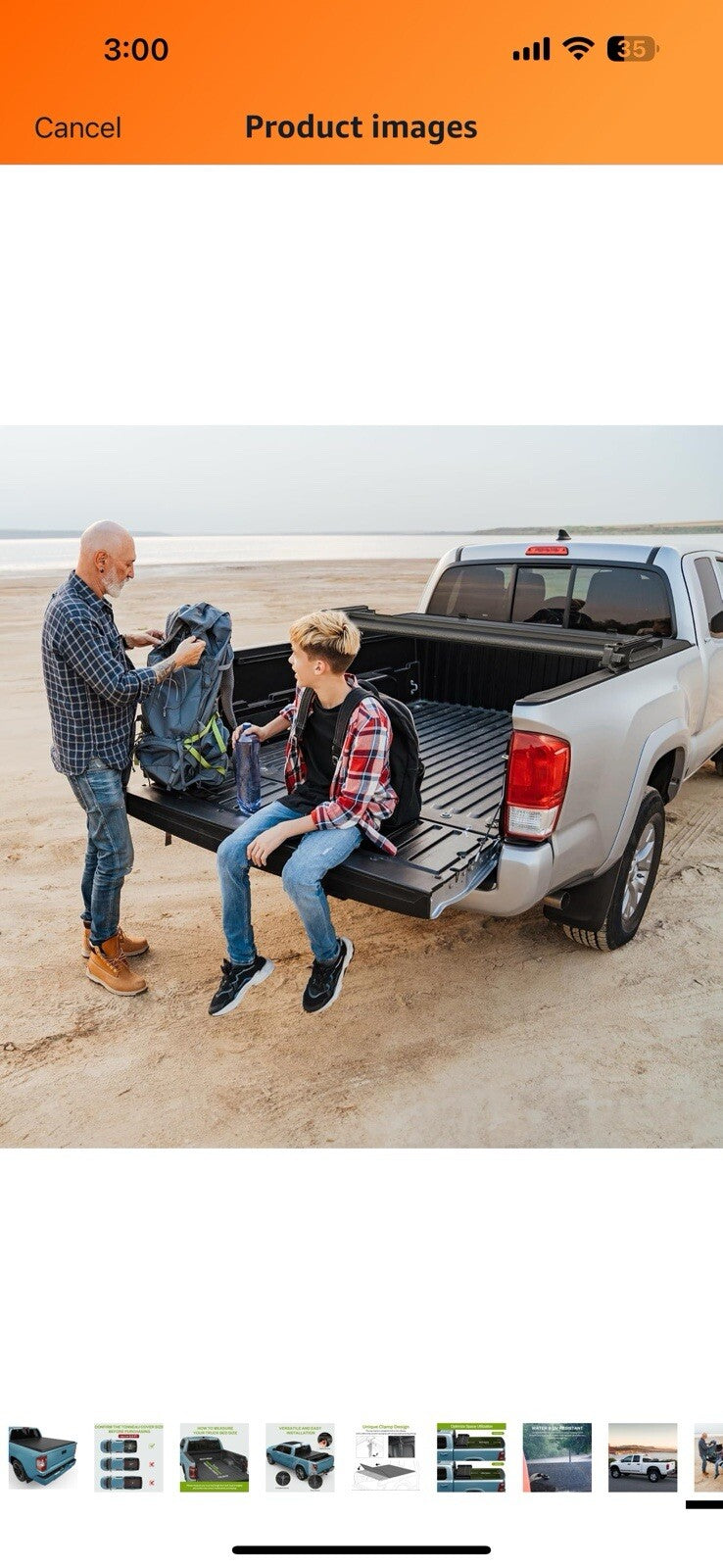 AUTOSAVER88 Soft Quad-fold Truck Bed Tonneau Cover Fits for Toyota