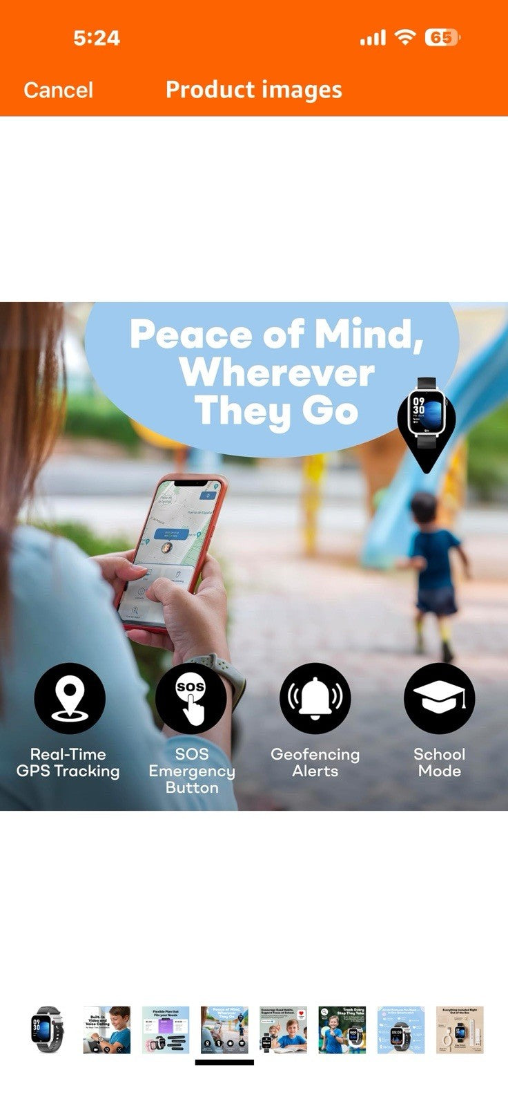 Kipywatch Smart Watch for Kids - Kids Smart Watch with GPS Tracker