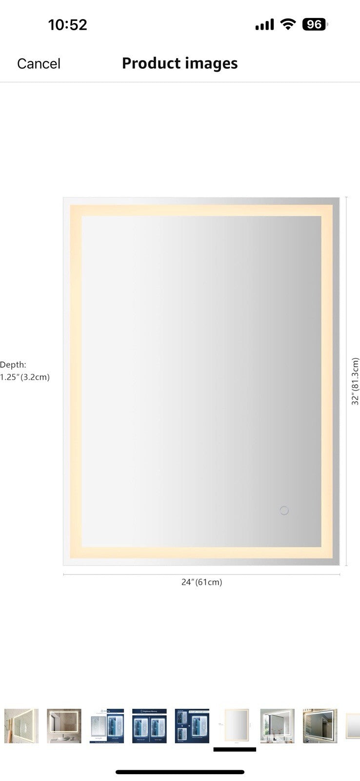 JONATHAN Y MIR100A-2432 Pax 24 in. W x 32 in. H Small Rectangular 
