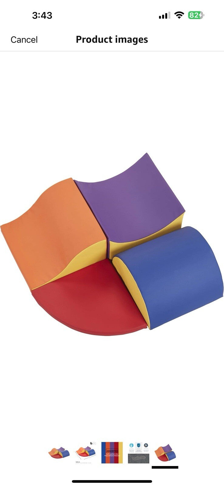 Factory Direct Partners 10405-AS SoftScape Swoop and Slide Climber 