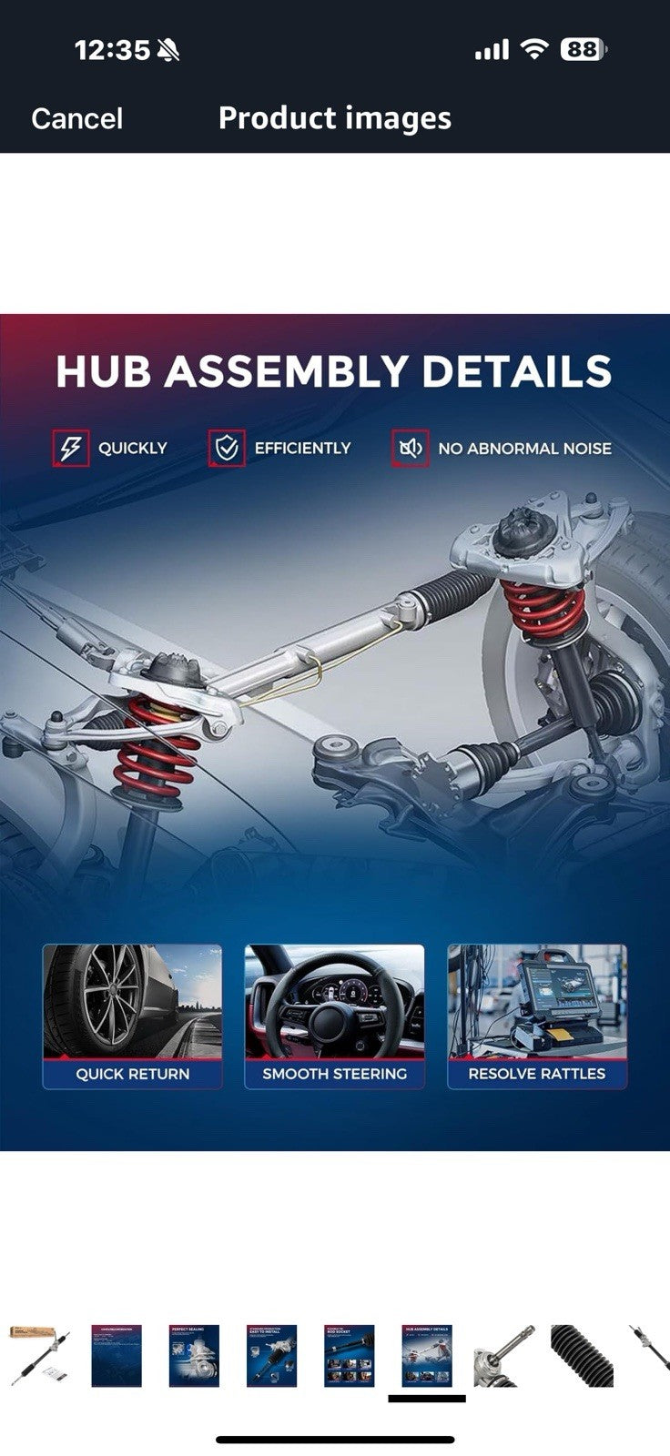 KAX Manual Steering Rack and Pinion Compatible with Hyundai Accent 2012