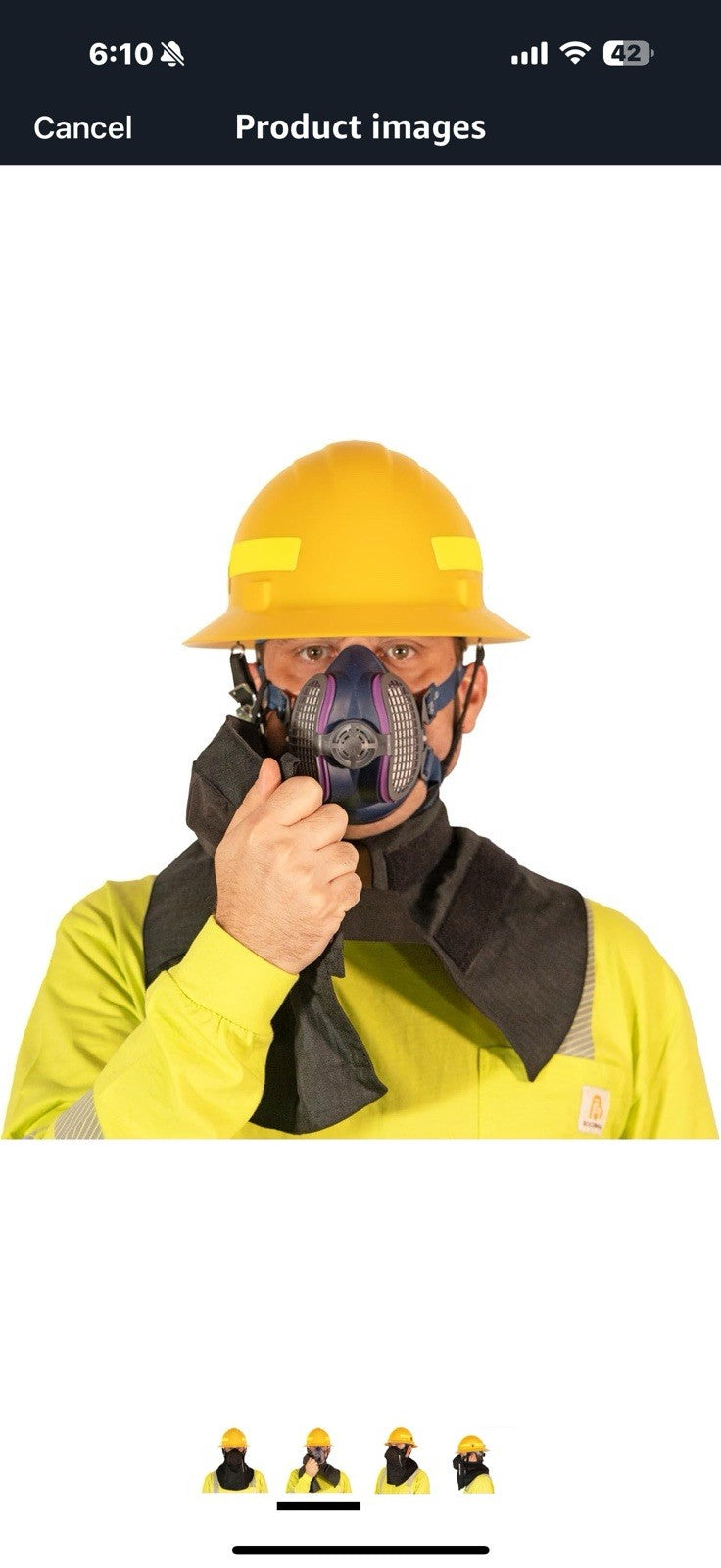 GVS Elipse Flame Resistant Shield + Reusable Half Mask with P100