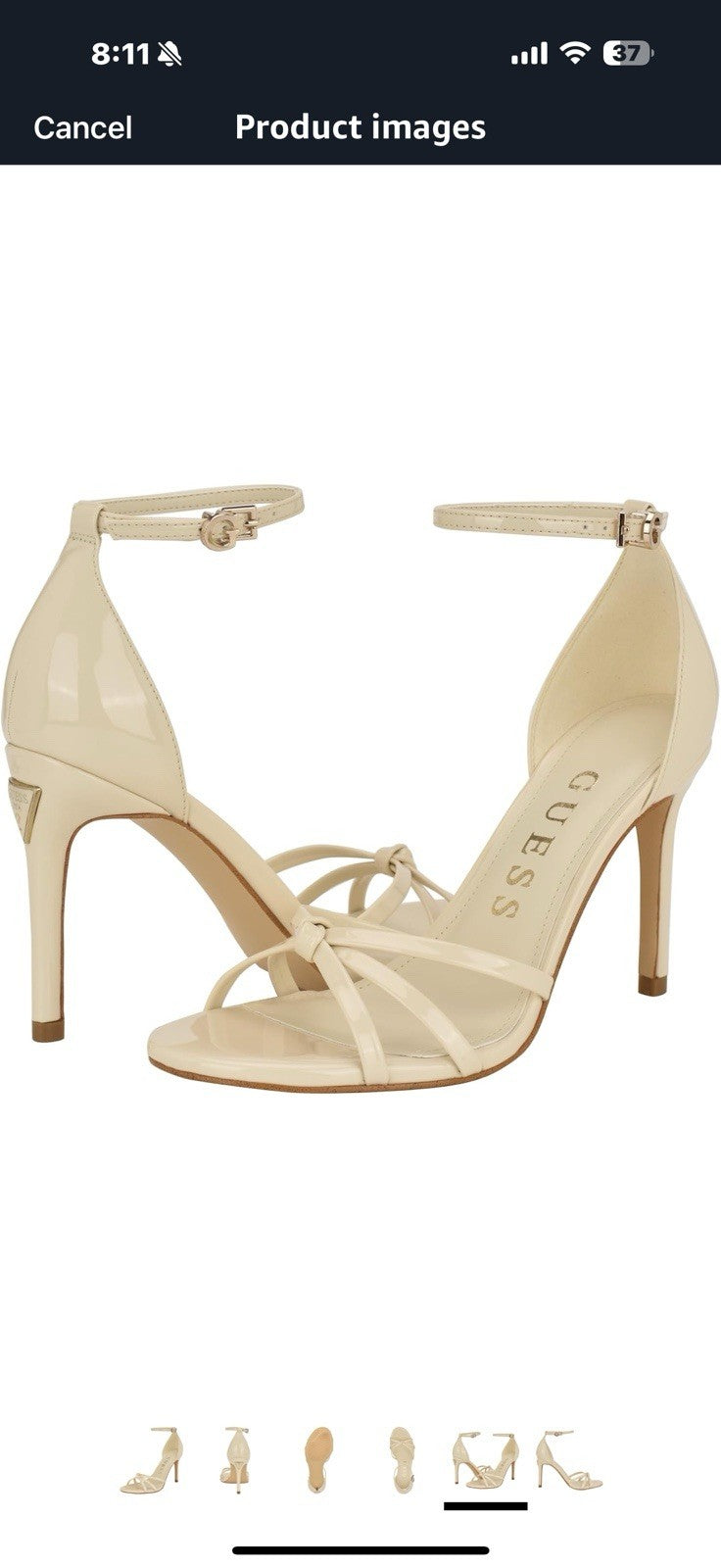 Guess Women's Spring Heeled Sandal Size 8 