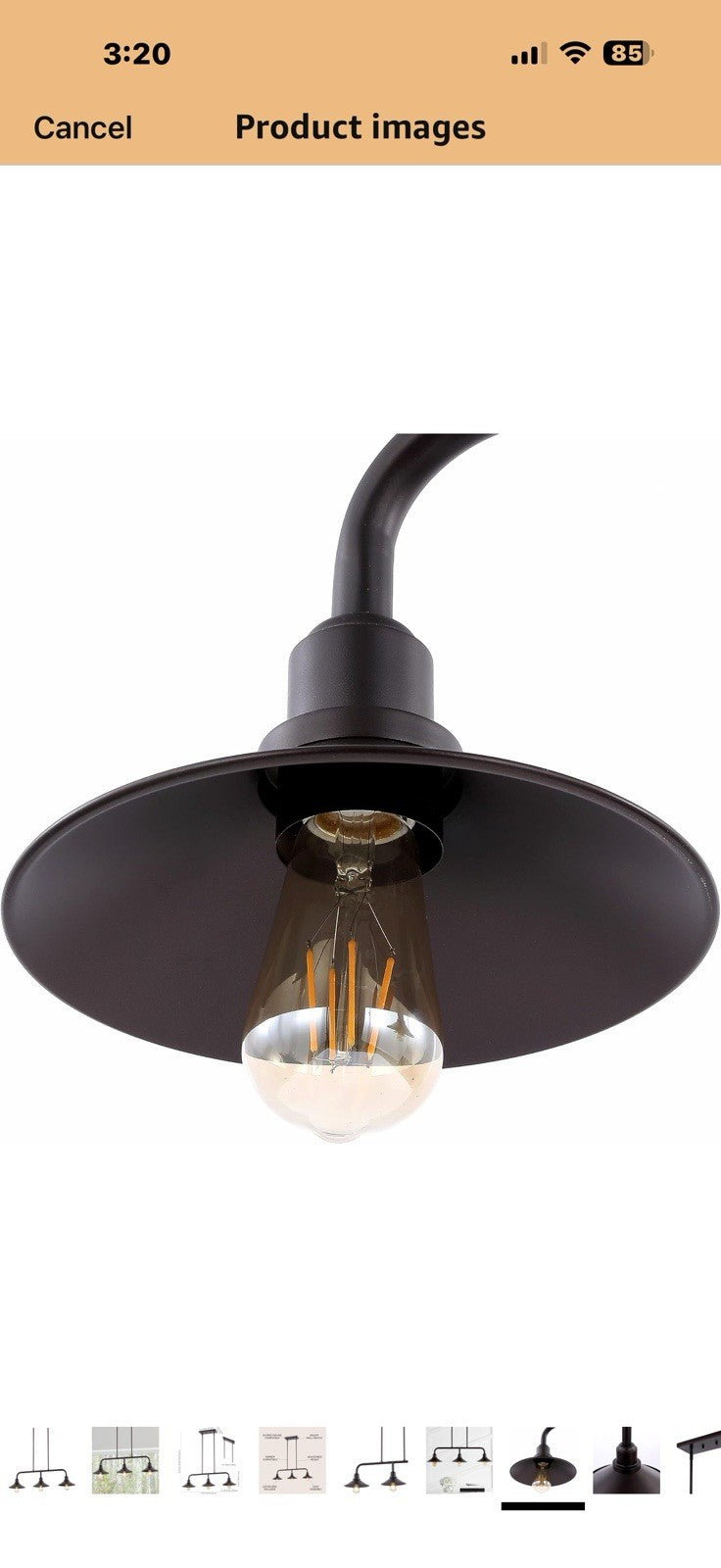 JONATHAN Y JYL1113A Cade 34.25" 3-Light Metal Farmhouse Industrial