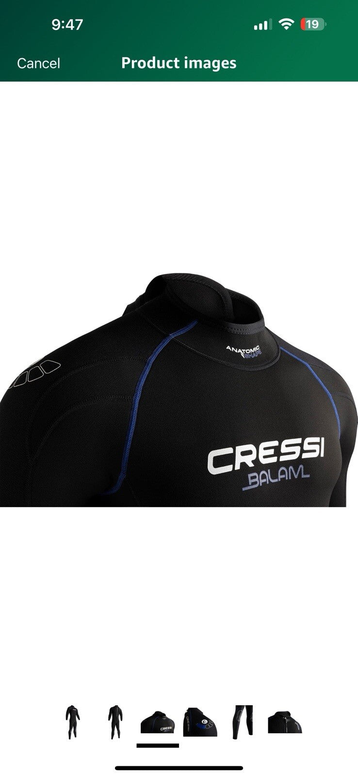 Cressi 2.5 mm Neoprene Wetsuit for Scuba Diving and Snorkeling in Temperate XL