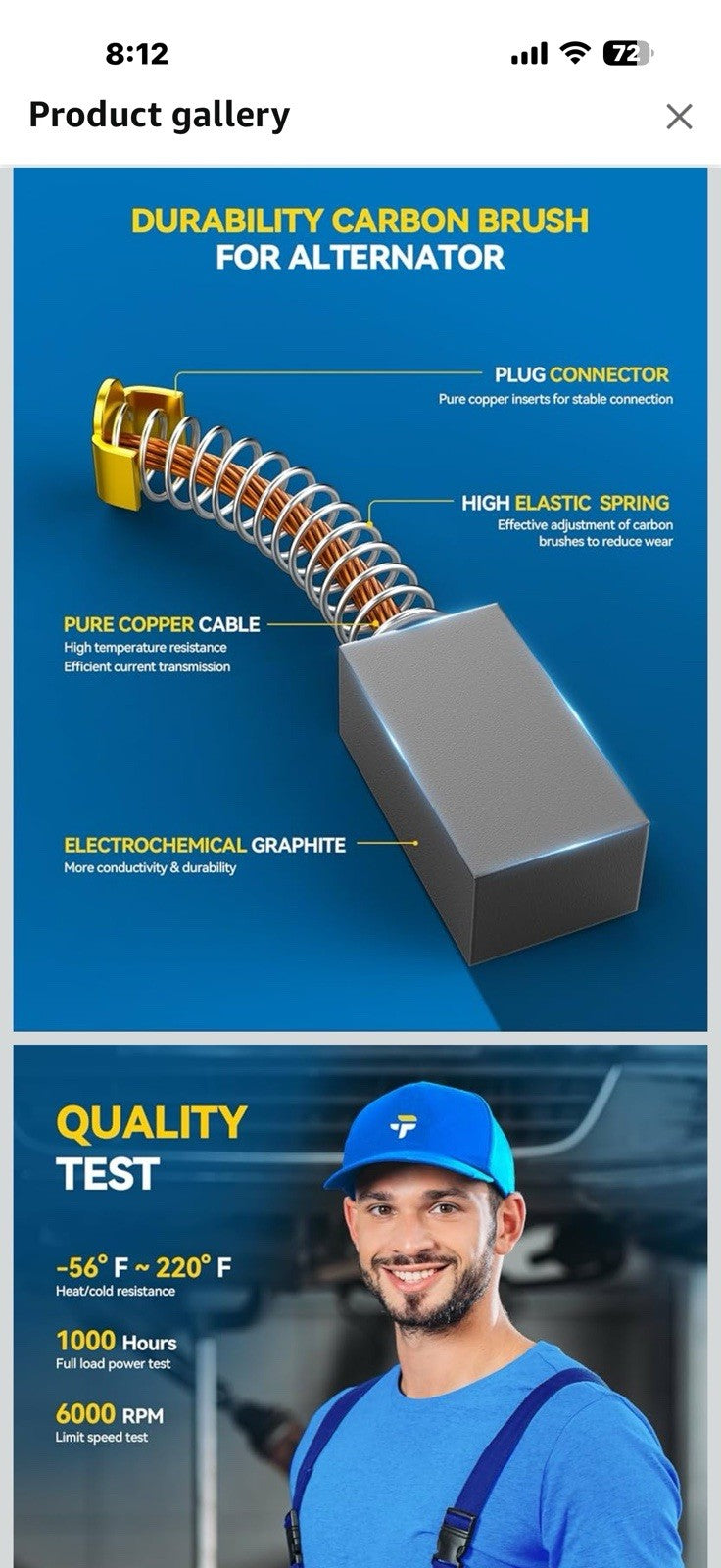PHILTOP Alternator Compatible With 2015-2019 Chevy Silverado