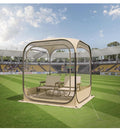 EAST OAK TPU Clear Sport Tent - 50L*50W*68.9H Outdoor Tall Pop Up Bubble