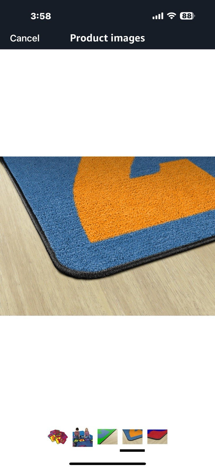 Flagship Carpets Building Blocks Children's Seating Squares for Home
