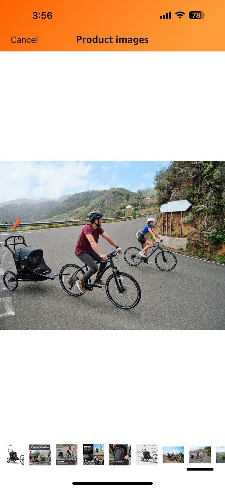 Baby Jogger City Prix Jogger x Bike Trailer – Easily Converts to Bike Trailer 