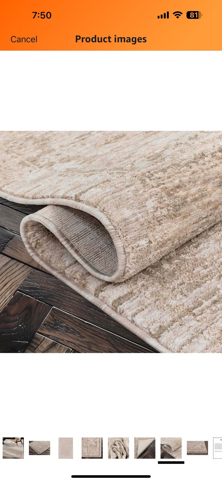 Well Woven Ethos Harmony Beige 9'3" x 12'6" Area Rug - Dense Textural 