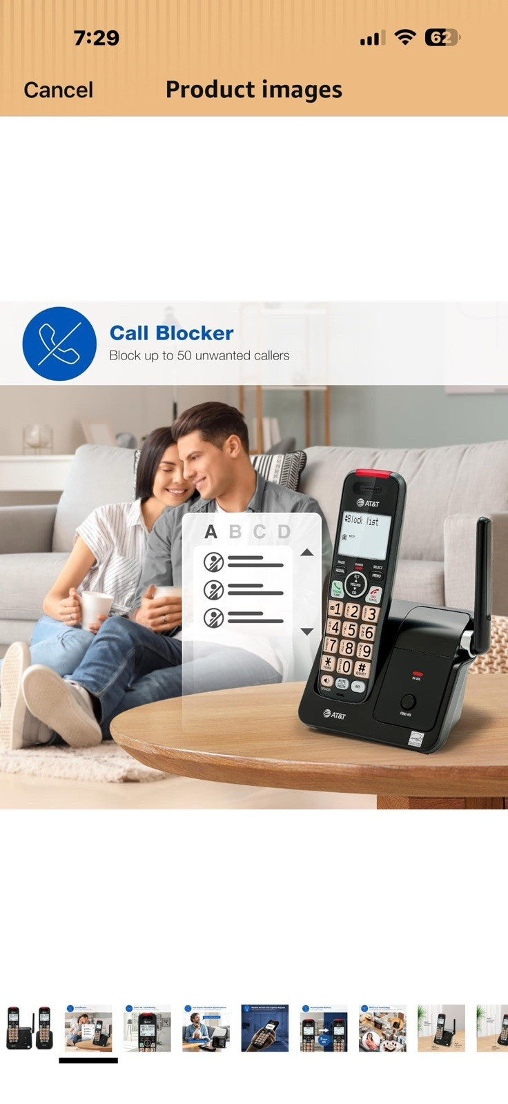 AT&T EL2131-21 2-Handset DECT 6.0 Cordless Phone with Call Blocker