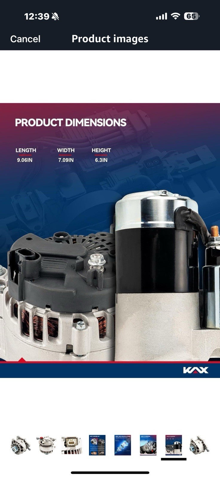 KAX New Alternator 8260N Fit for Focus 00-02 DOHC Focus 03 DOHC 2.0L Focus 