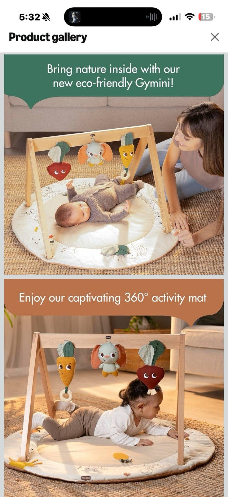 Tiny Love Gardens of Adventure, Luxe Developmental Gymi