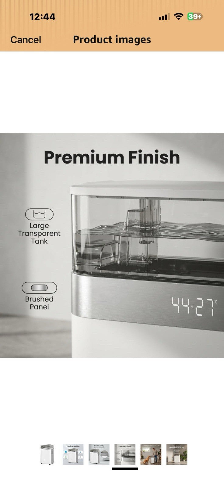 avylo Dehumidifier for Basement, 90 Pint/Day Ultra Efficient Energy