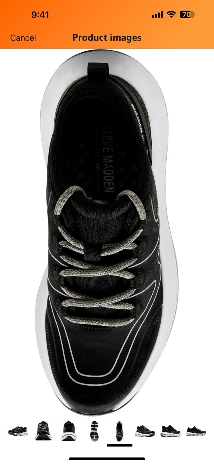 Steve Madden Men's Pressure Sneaker Size 8 