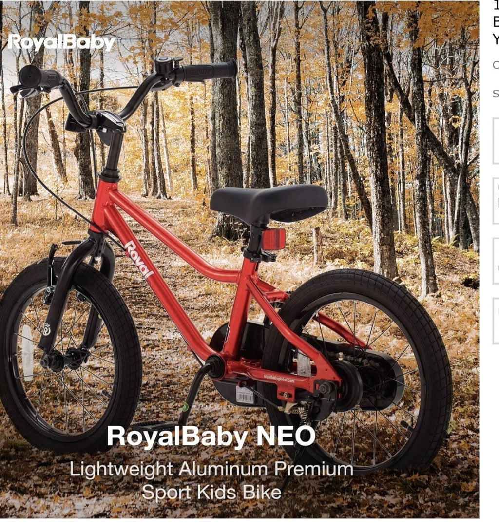 Royalbaby Aluminum Kids Bike 18 Inch Wheel Lightweight Bicycle 