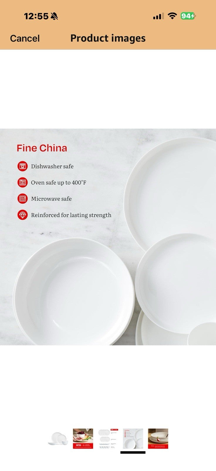 Eater x Zwiesel Fortessa Forma Fine China, 16 Piece Dinnerware Set