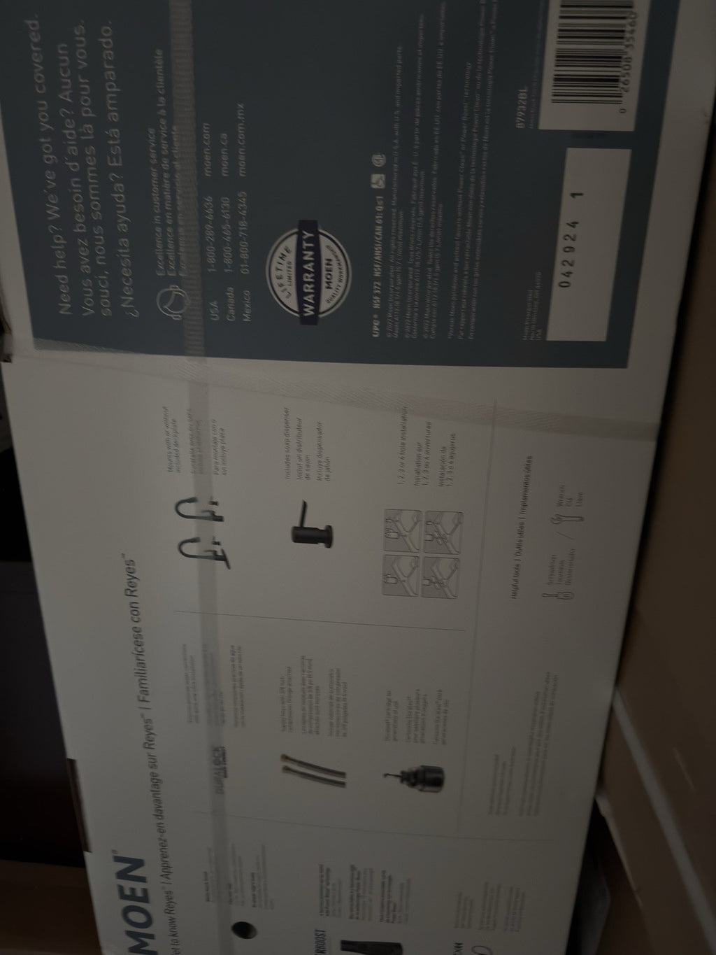 Moen Reyes Matte Black One-Handle High Arc Pulldown Kitchen Faucet with