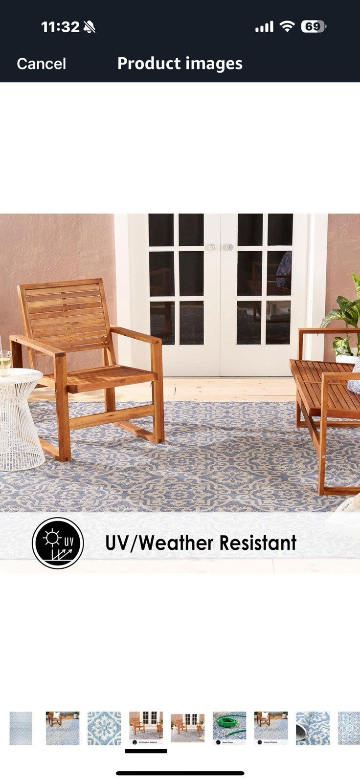 Nicole Miller New York Patio Country Julia Transitional Geometric 7.9-10