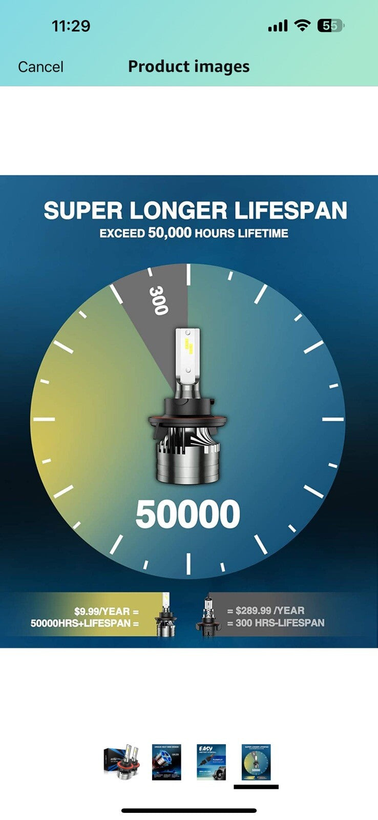 Marsauto H13 Fog Bulbs: Long-Lasting 50,000-Hour ATV Fog Lights for Superior