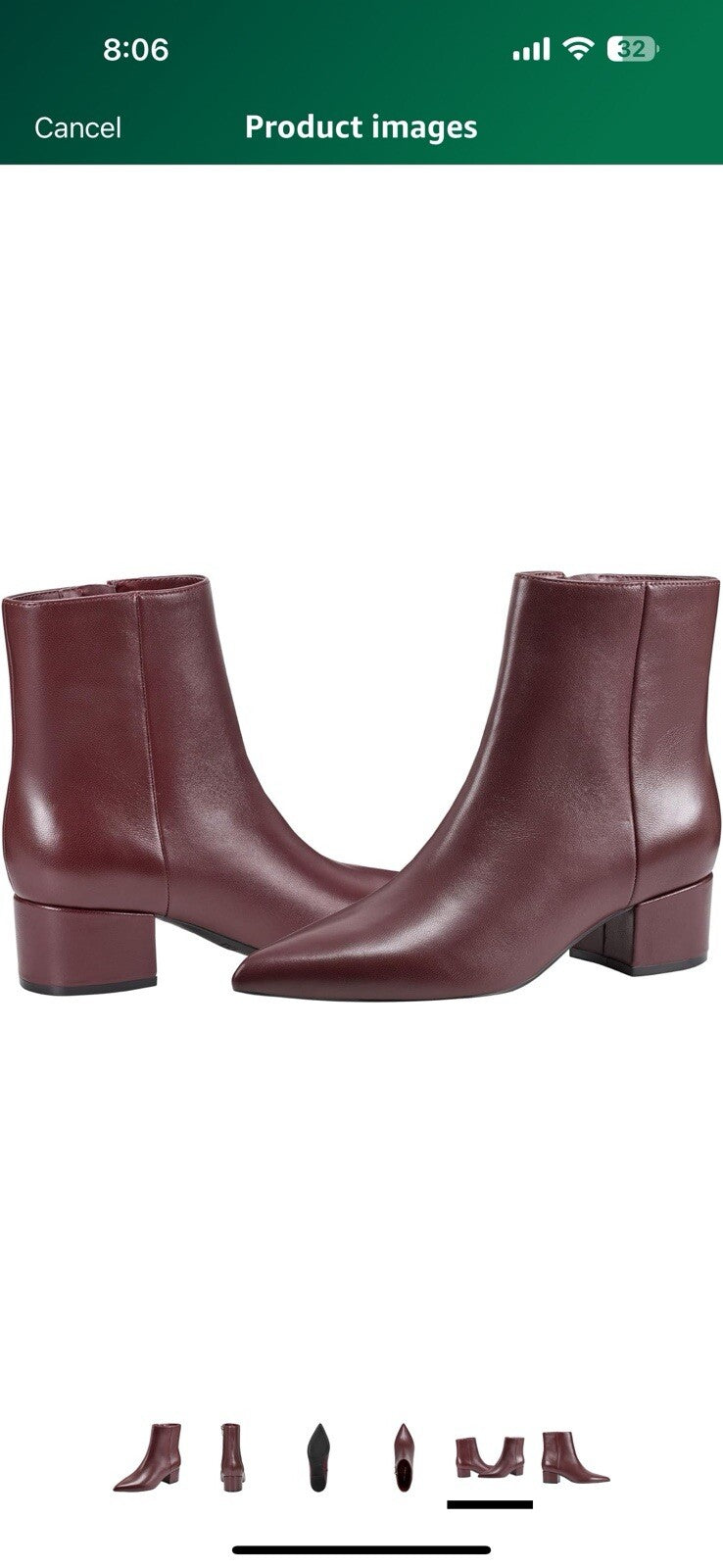 Marc Fisher Women's Gismo Ankle Boot Size 8 