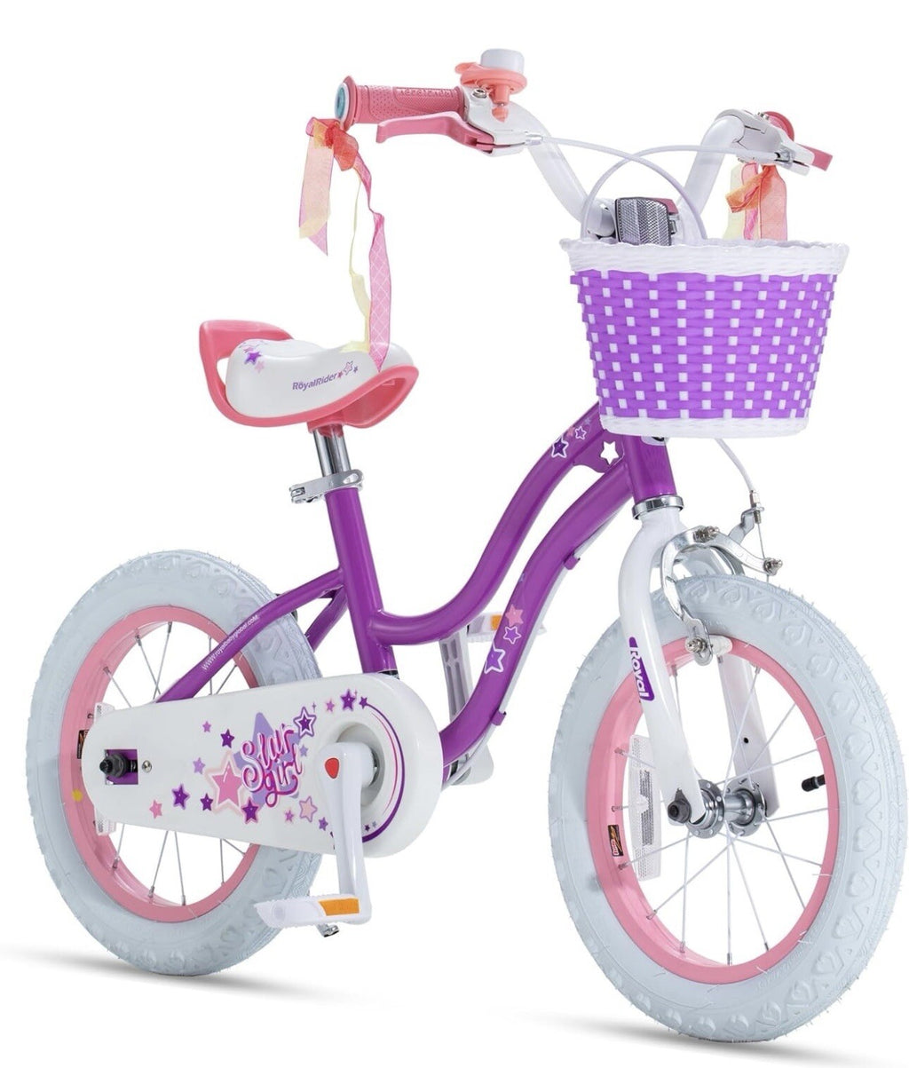 Royalbaby EZ Stargirl Kids Bike,Easy Learn Balancing to Biking, 14