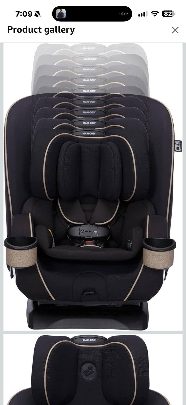 Maxi-COSI Kani 4-in-1 Infant Kids Convertible Car Seat, Rear-Facing, 