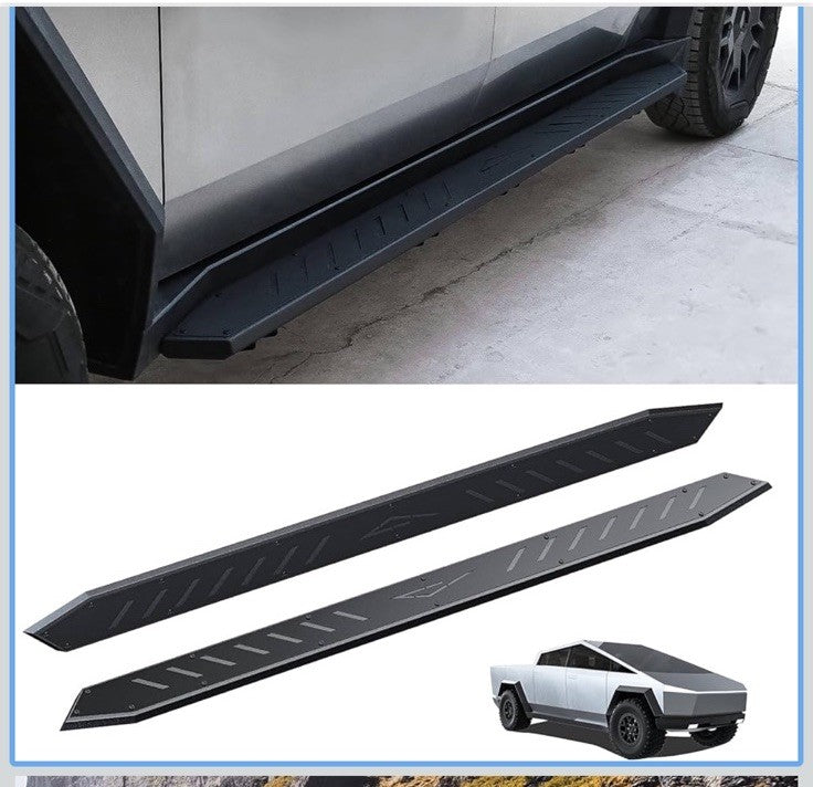BDFHYK 2PCS Side Steps Compatible with Tesla Cybertruck 2019-2025, 