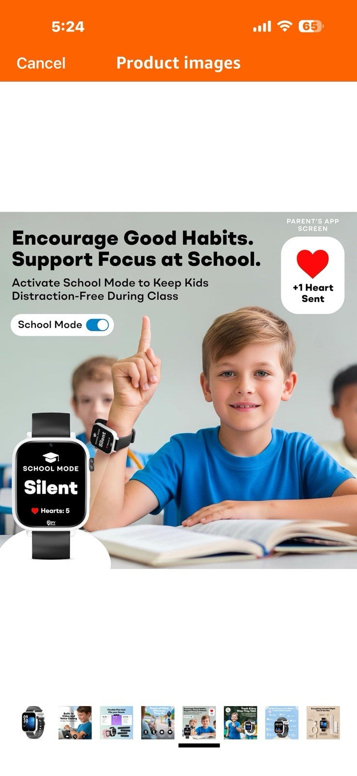 Kipywatch Smart Watch for Kids - Kids Smart Watch with GPS Tracker