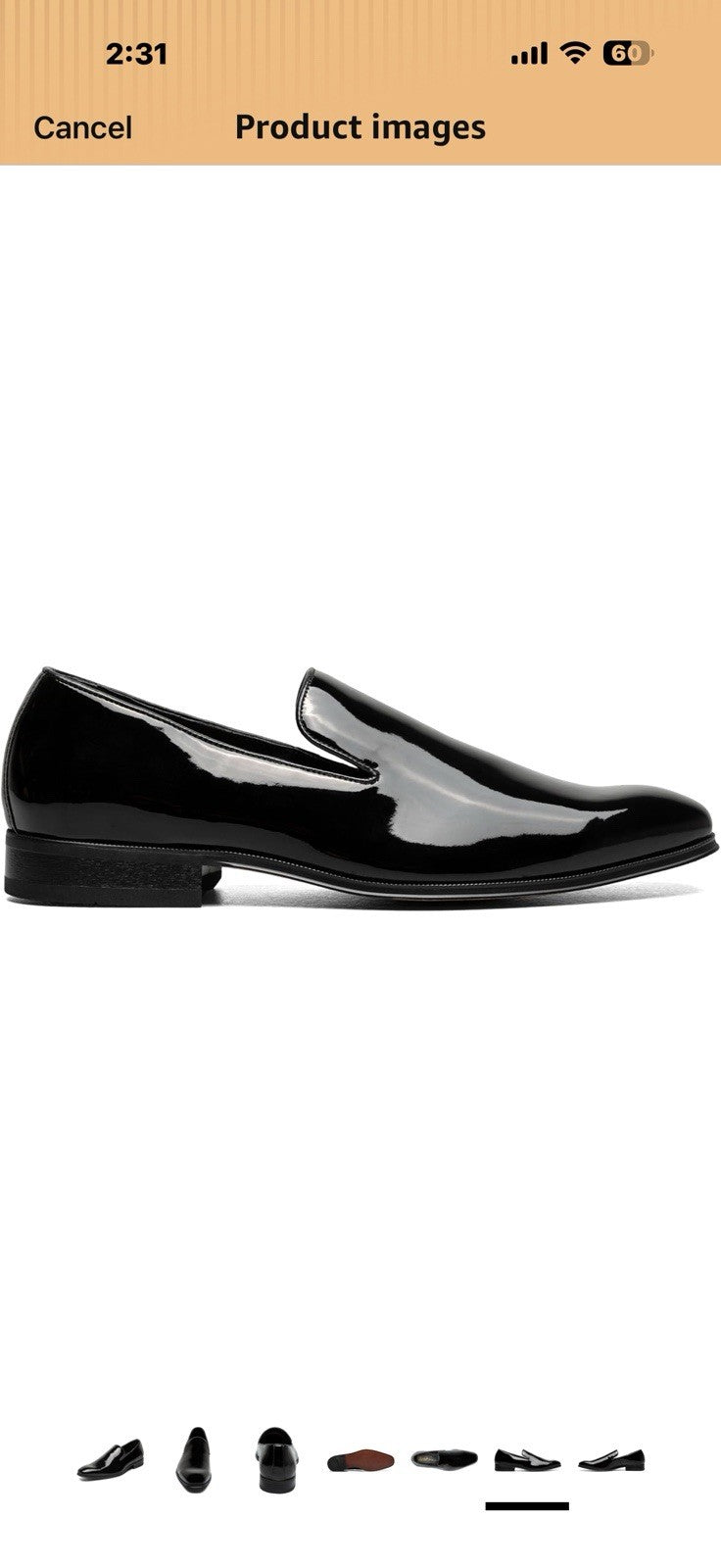 Florsheim Mens Alzano Plain Toe Slip on Size 11