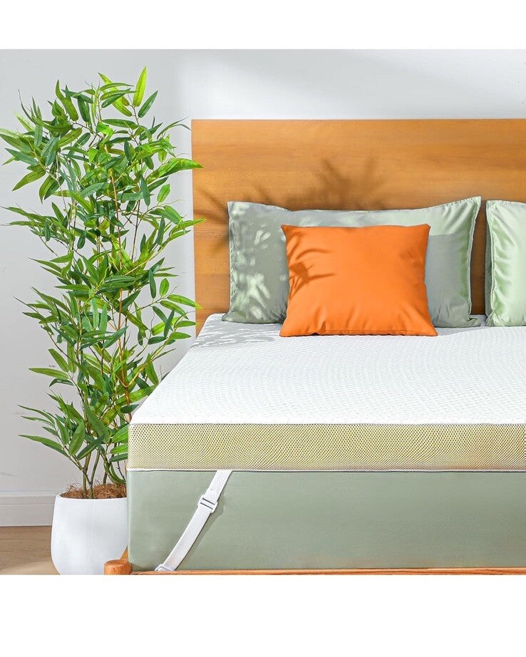 Mattress Toppe, 3 Inch Gel Memory Foam Bed Topper, Pressure-Relieving