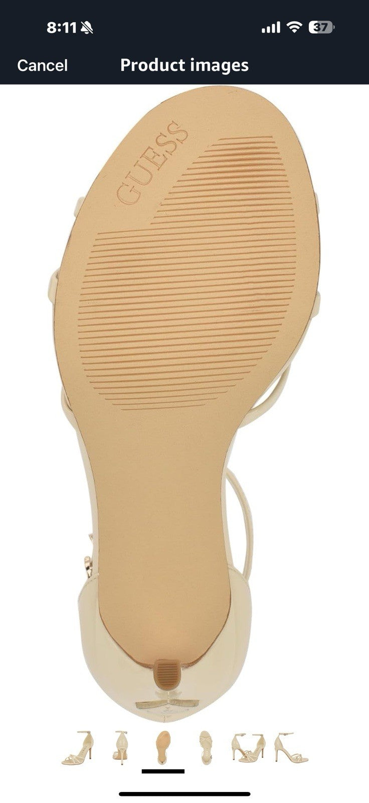 Guess Women's Spring Heeled Sandal Size 8 