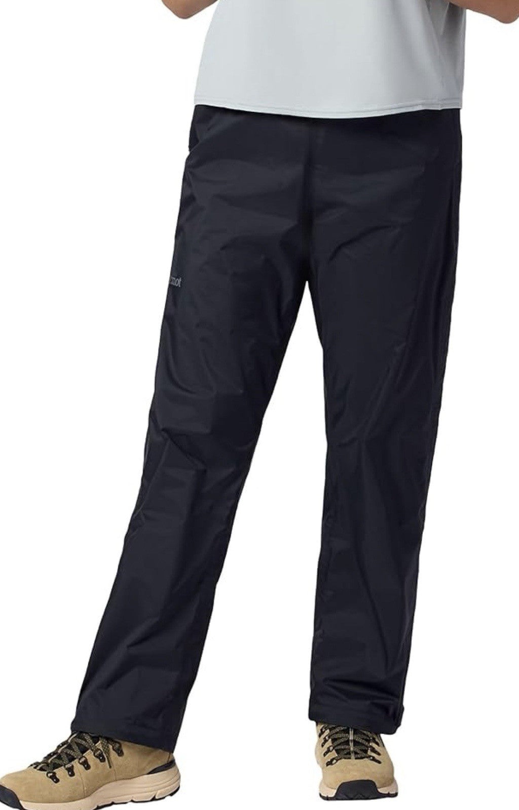 MARMOT Women's PreCip Evo Full Zip Rain Pant, Black, Large