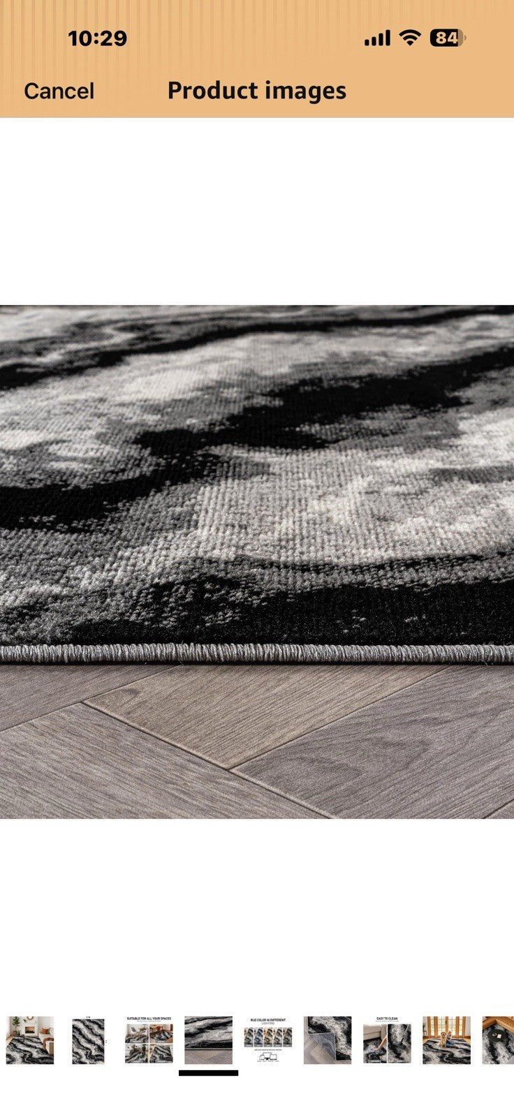 Rugshop Modern Contrast Indoor Area Rug for Living Room