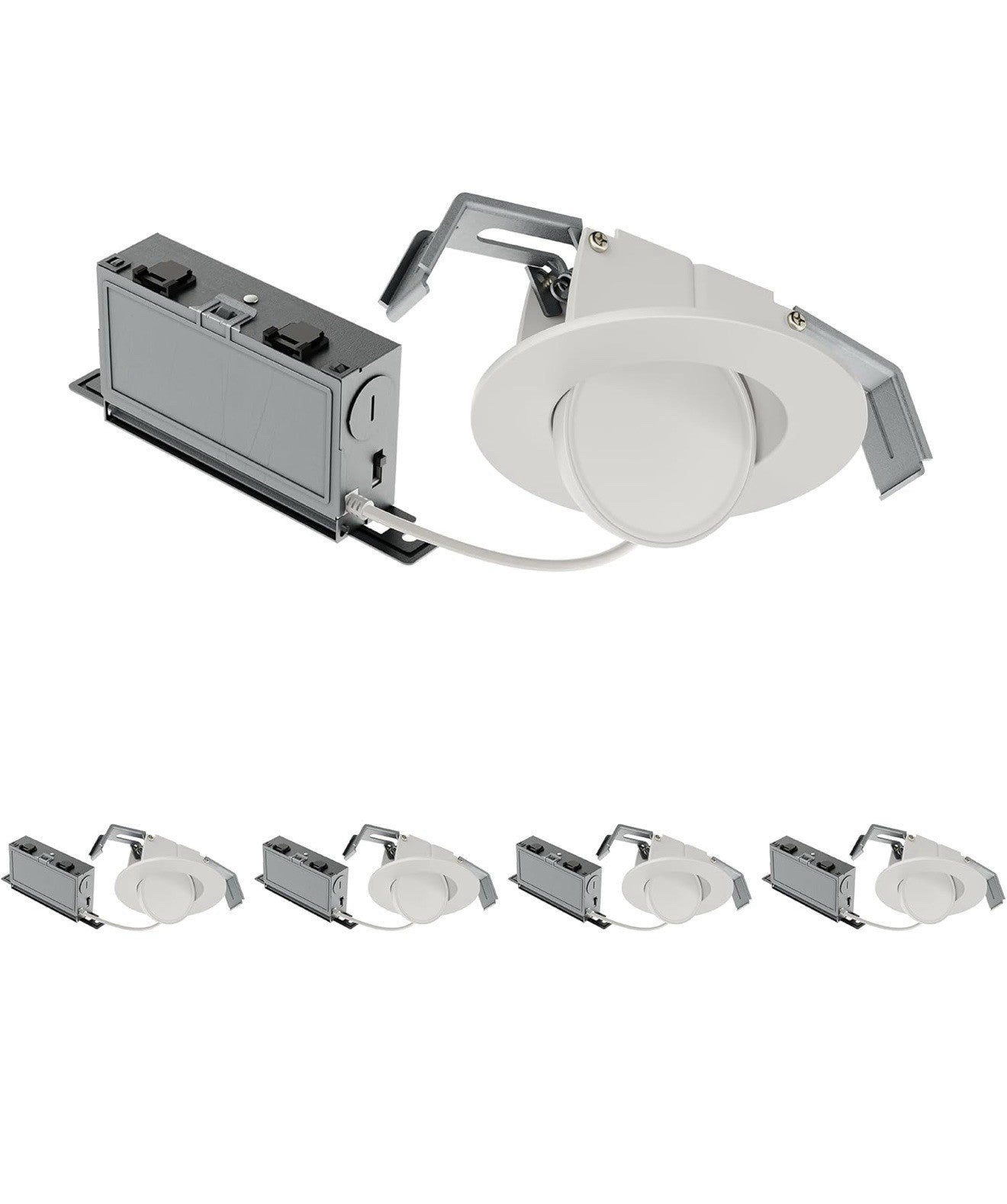 HALO HLA 3 in Super Adjustable Integrated LED Recessed Gimbal Downlight