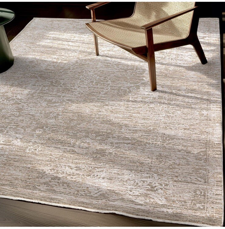 Well Woven Ethos Harmony Beige 9'3" x 12'6" Area Rug - Dense Textural 