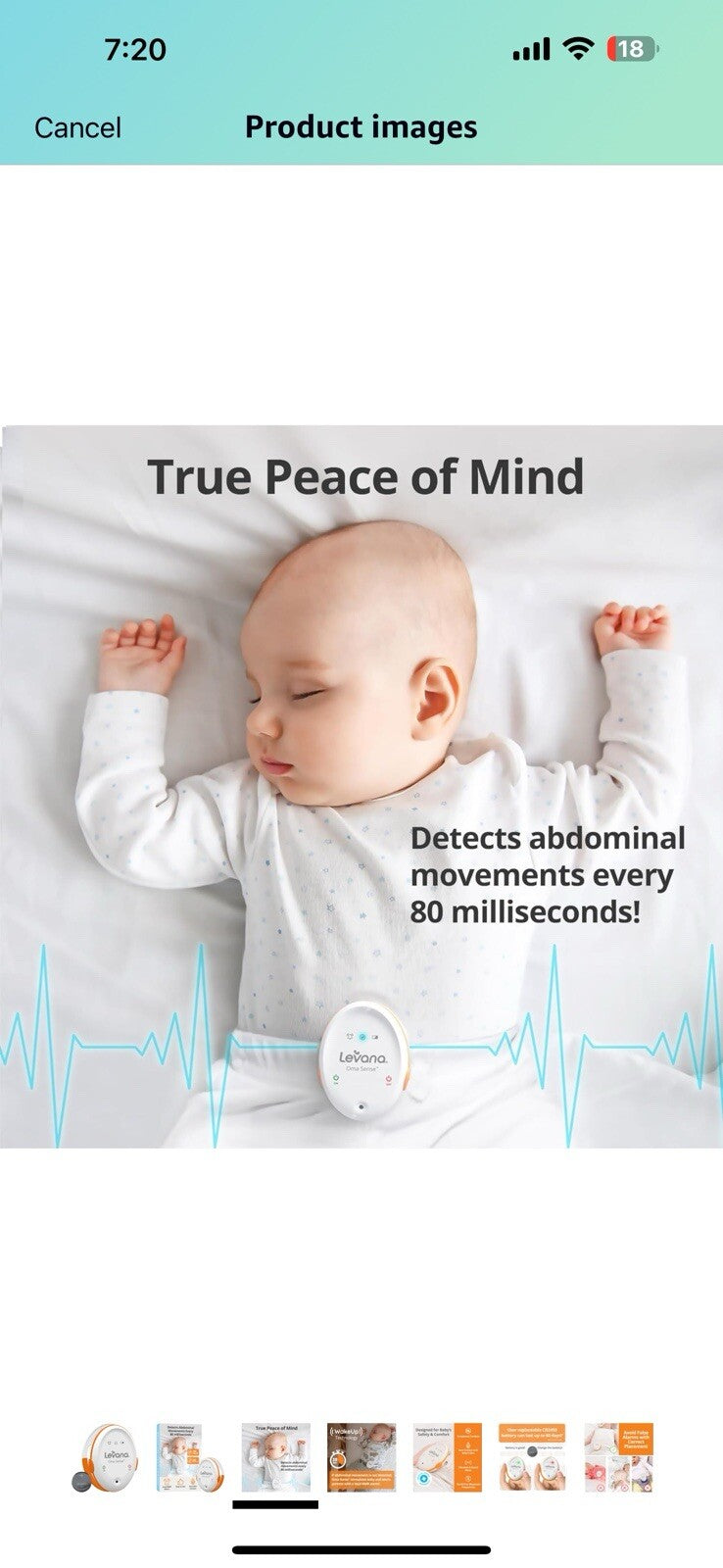 Your Guardian Angel - Levana OmaSense Baby Movement Monitor, Simple