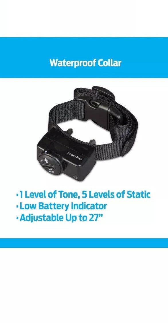 Premier Pet Wireless Dog Fence System - Circular Boundary, Adjustable