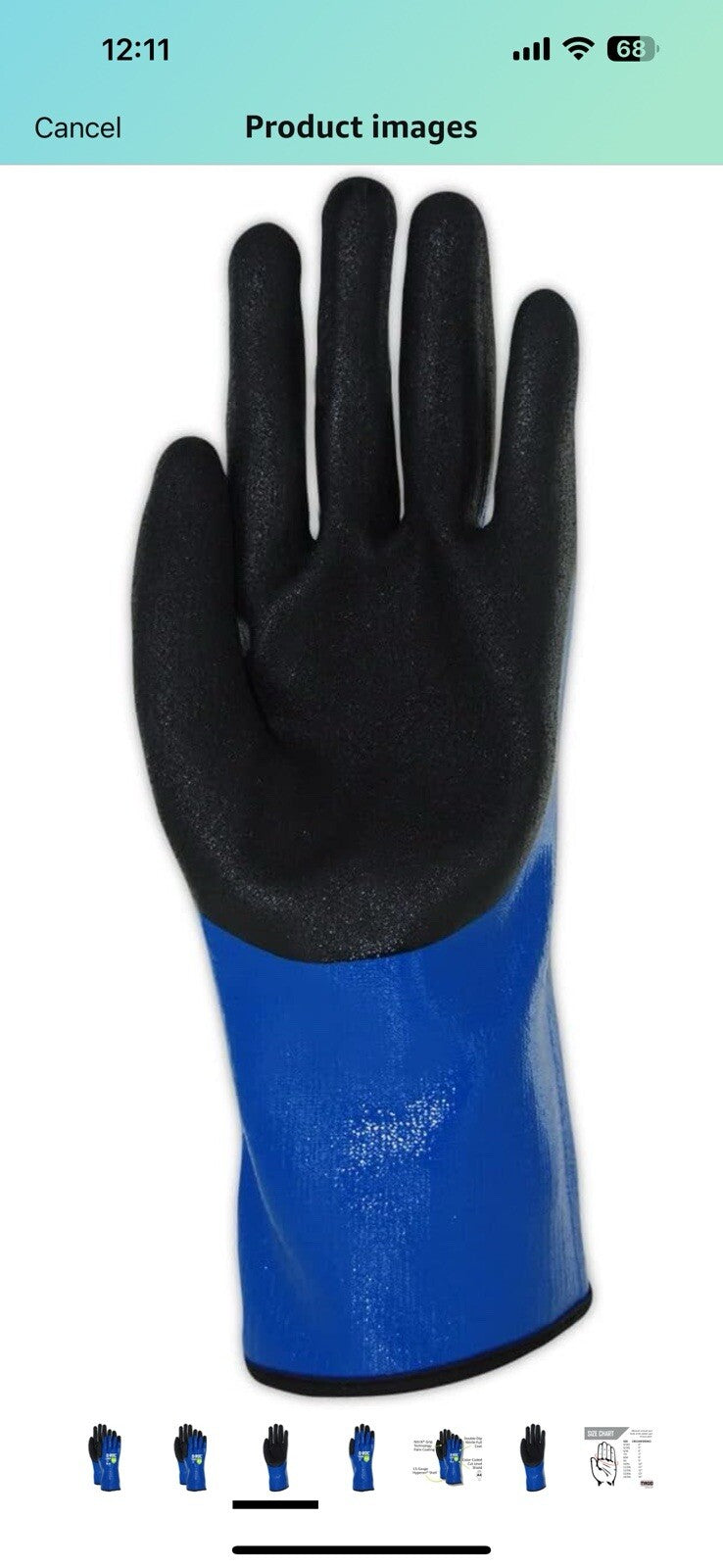 MAGID Waterproof Level A4 Cut & Chemical Resistant Work Gloves, 12 PR 11XXL