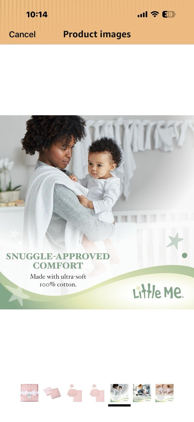 Little Me Clothes for Baby Sweater Gift Set Matching Sweater and Blanket 3M