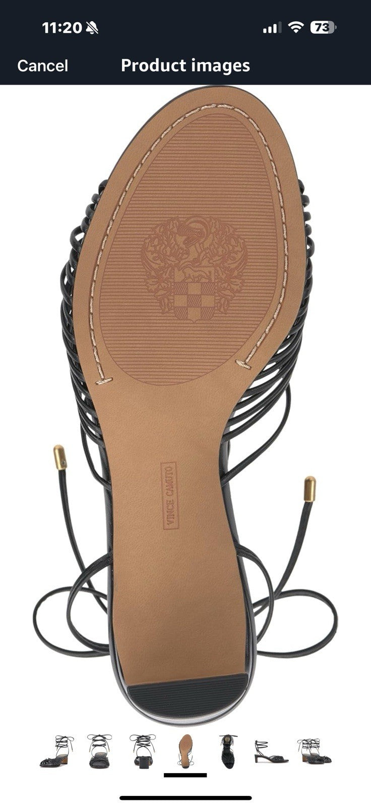 Vince Camuto Women's Lory Heeled Sandal 8.5 