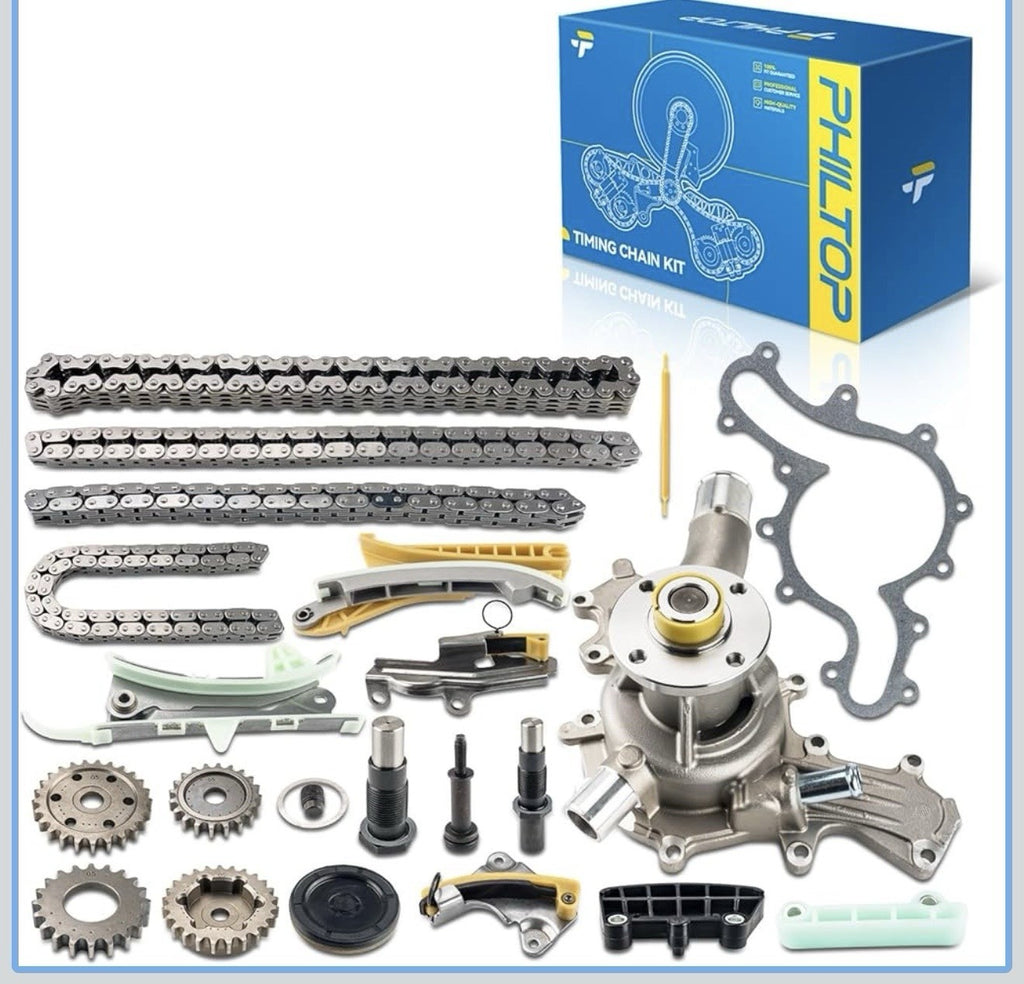 PHILTOP Engine Timing Chain Kit with Water Pump, Compatible with Ford Explorer