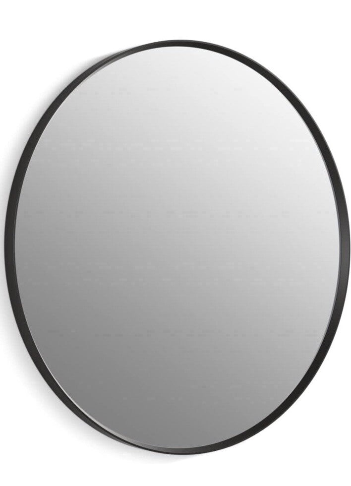 KOHLER 31368-BLL Essential 32" Round Wall Mirror, Large Circle Bathroom Mirror
