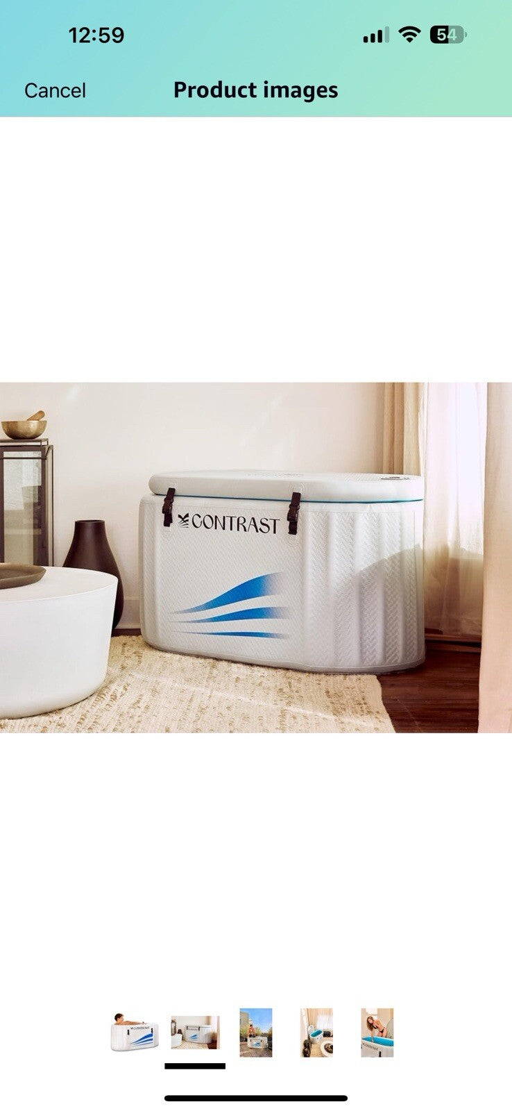 Contrast Ice Bath Tub PRO for Athletes XL - Water Chiller Compatible 