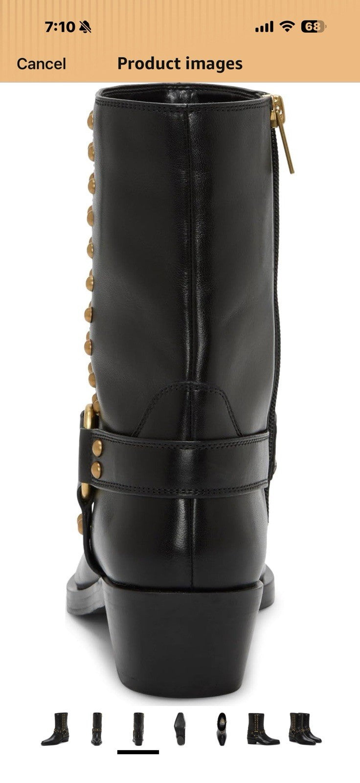 Vince Camuto Women's Roista Motorcycle Boot Size 8.5