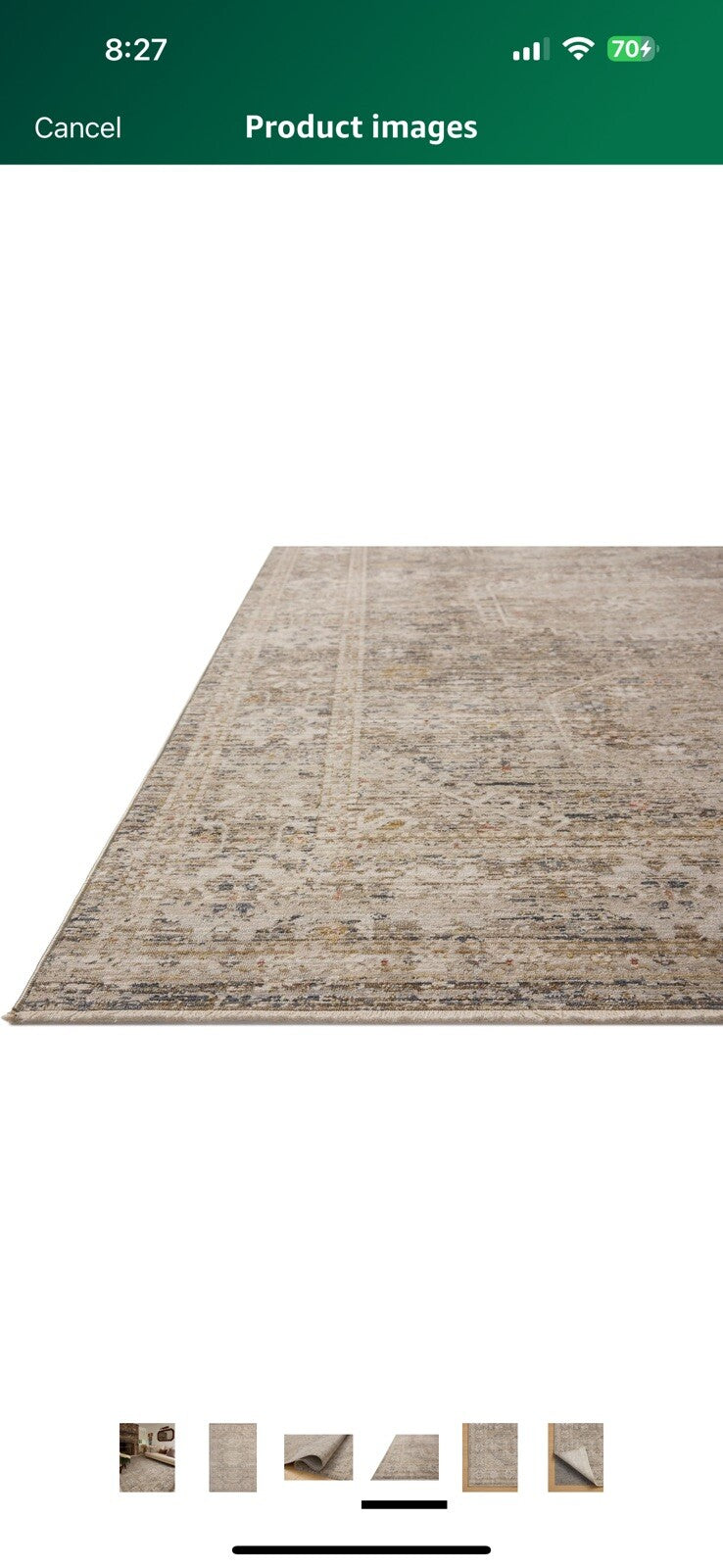 Loloi Chris Loves Julia Ida Collection IDA-01 Taupe/Multi 7'-10" x 10', 